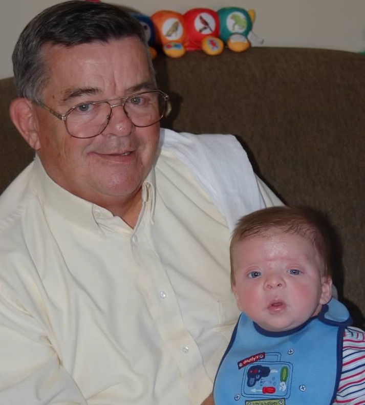 Robby Pechillo (right) and grandfather Bob Newton in 2006. Both had open heart surgery the next year. (Photo courtesy of Leigh Pechillo)
